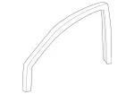 2037250125 - : Window Guide Rail for Mercedes-Benz: C230, C240, C280, C32 AMG, C320, C350, C55 AMG Image