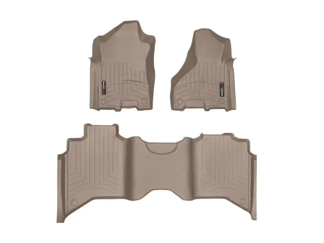 45154516 - : Tan FloorLiner™ DigitalFit®, Front &amp; 2nd Row for WeatherTech Image