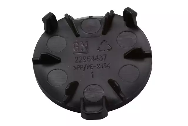 Jet Black Front Floor Console Bolt Access Hole Cover - GM (23188905)