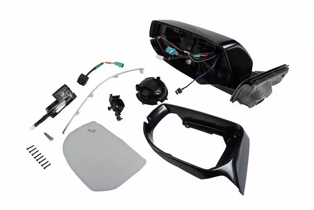 23497695 - : Part# 23497695 Driver Side Door Mirror Kit with Camera, Housing, Cover, Bezel, and Bolts for Cadillac: XTS Image