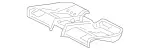2079200022 - Rear Seat Bench: Cushion Frame for Mercedes-Benz Image