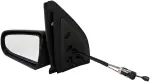 955394 - : Side View Mirror - Left, Manual Remote Black for Dorman Image