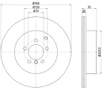 355116961 - : Disc Brake Rotor for Hella Pagid Image