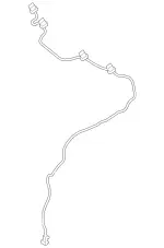 1668601192 - : Hose Line for Mercedes-Benz Image