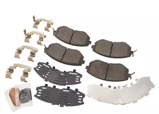 FRONT BRAKE PAD SET W/HARDWARE & SHIMS - Subaru (26296SC011)
