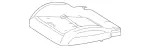 1729100050 - : Padding, Front Seat Cushion for Mercedes-Benz: AMG GT, AMG GT Black Series, AMG GT C, AMG GT R, AMG GT S, SLC300, SLC43 AMG, SLK250, SLK300, SLK350, SLK55 AMG Image