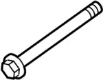 233904W000 - : Mount Bracket Bolt for INFINITI: QX56, QX80 Image