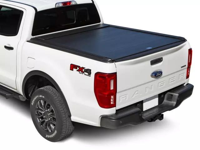VLB3Z99501C29B - Exterior: Leer Power Retractable Tonneau Cover With for Ford Image