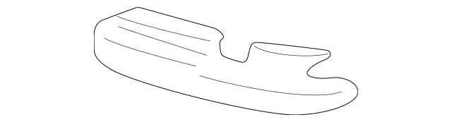 2038850337 - Attachment Parts: Impact Absorber for Mercedes-Benz: C230, C240, C280, C32 AMG, C320, C350 Image image