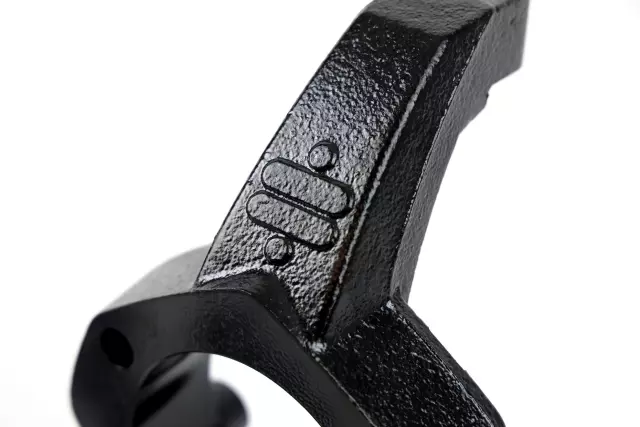 AFX hub 2" drop spindle for GM A, F and X Body. - Ridetech (11009312)