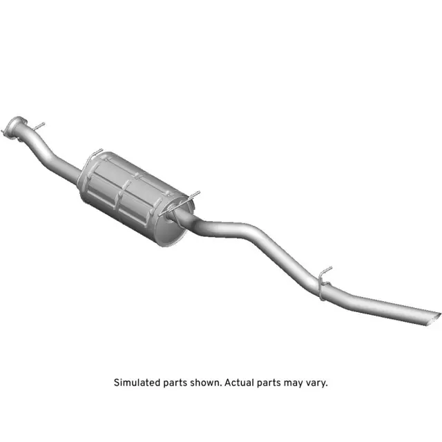 25811684 - Exhaust: Muffler for Chevrolet: Silverado 2500 HD, Silverado 3500 HD | GMC: Sierra 2500 HD, Sierra 3500 HD Image