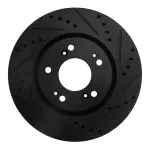 63372037R - : DFC Brake Rotor - Drilled and Slotted - Black for DYNAMIC FRICTION Image