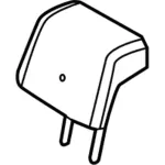 FB5Z78611A08AJ - Body: Headrest, Center for Ford: Explorer Image