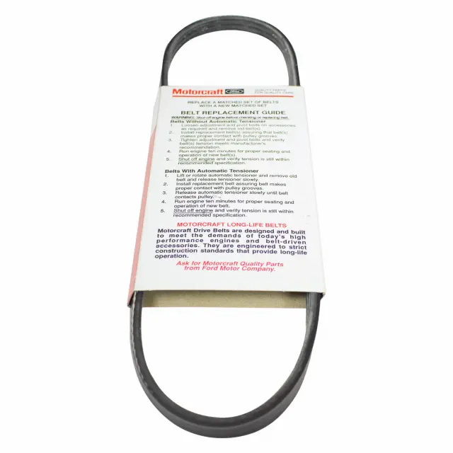 JK3274 - Cooling System: Motorcraftâ„¢ Water Pump Belt for Ford: Contour, Escape, Taurus | Mercury: Cougar, Mariner, Mystique, Sable Image