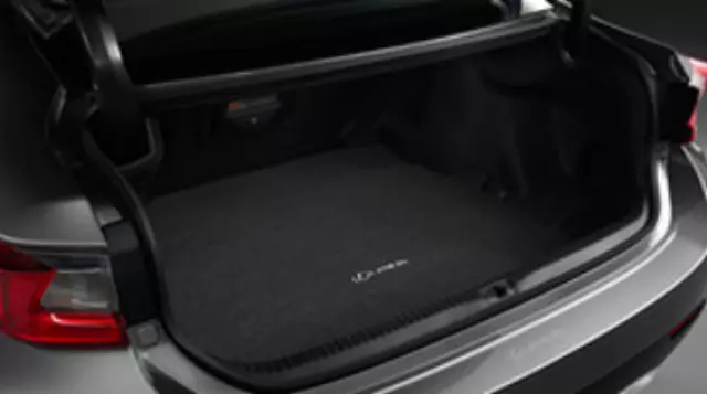 PT2062415020 - Interior: Carpet Trunk Mat - Black for Lexus: RC F, RC Turbo, RC200t, RC300, RC350 Image