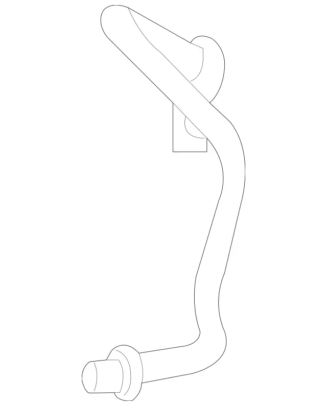 2518303515 - HVAC: Rear AC Hose for Mercedes-Benz Image