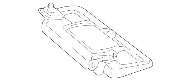 17181002109051 - Body: Sun-visor for Mercedes-Benz Image