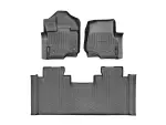 446971V446975 - : Black FloorLiner™ DigitalFit®, Front &amp; 2nd Row for WeatherTech Image