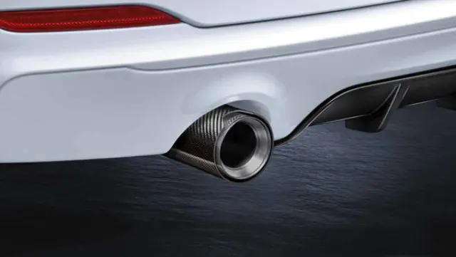 18302355889 - : BMW M PERFORMANCE CARBON FIBER EXHAUST TIP for BMW: 228i, 228i xDrive, 230i, 230i xDrive, 328d xDrive, 328i, 328i xDrive, 335i, 335i xDrive, 340i, 340i xDrive, 435i, 435i xDrive, 440i, 440i xDrive, M2, M235i, M235i xDrive, M240i, M240i xDrive Image