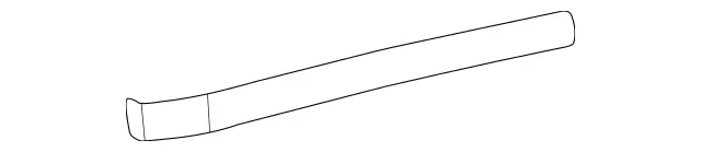 2086900762 - Body: Lower Molding for Mercedes-Benz Image