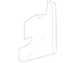 2057300337 - : Hinge for Mercedes-Benz: C350e, C400, C450 AMG, C63 AMG Image