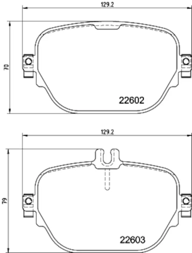 355039221 - Brakes &amp; Brake Parts: Disc Brake Pad Set for Hella Pagid Image