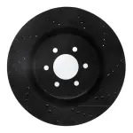 63340022R - : DFC Brake Rotor - Drilled and Slotted - Black for DYNAMIC FRICTION Image