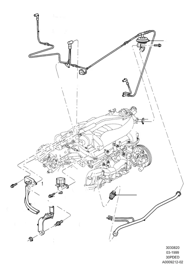 1L3Z9P761BA - Emission System: Hose for Ford Image