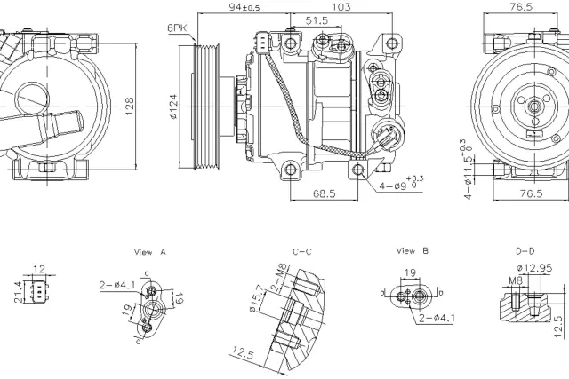 890896 - : Nissens A/C Compressor for NISSENS Image