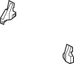 921145CF0B - HVAC: Condenser Assembly Upper Bracket for Infiniti Image