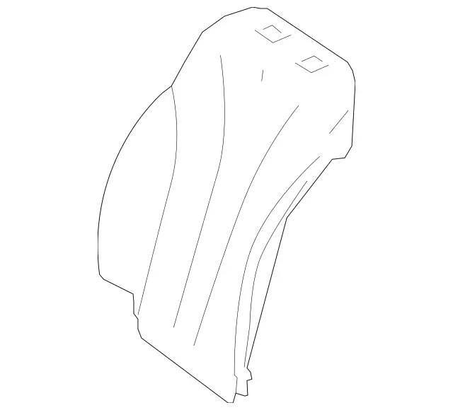 222910230365 - Driver Seat: Padding, Frt. Seat Backr for Mercedes-Benz Image