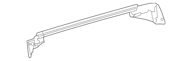 1187350800 - : Sealing Rail for Mercedes-Benz: CLA250, CLA35 AMG, CLA45 AMG, CLA45 AMG S Image