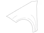 2048800918 - : Fender, Front for Mercedes-Benz: GLK250, GLK350 Image