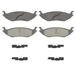 OEX967AM - : OEX Rear Disc Brake Pad Set Premium Semi - Met for WAGNER BRAKE Image