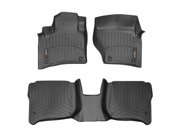4433313 - Accessories: Front &amp; Rear Black FloorLiner™ DigitalFit® for WeatherTech Image