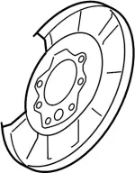 440203P200 - : Splash Shield for INFINITI: J30, Q45 Image