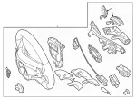 46082108R01 - : Steering Wheel for Mercedes-Benz Image