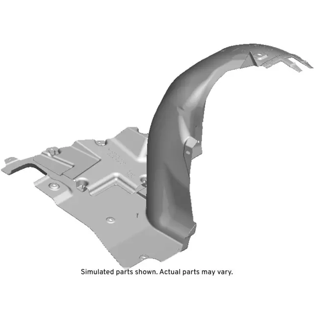 23153555 - : Passenger Side Front Wheelhouse Front Liner for Chevrolet: Volt Image