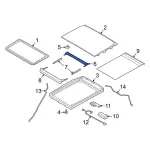 LB5Z7854022A - : Water Drain Panel for Ford: Explorer Image
