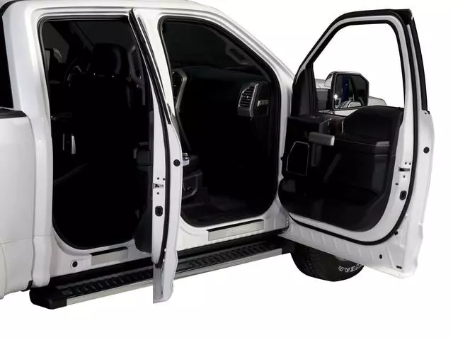 VFL3Z99132A08A - : Door Sill Plates, Stainless Steel for Ford: F-150 Image