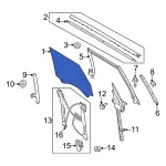 M2DZ7825712A - Body: Door Glass for Ford: Bronco Image