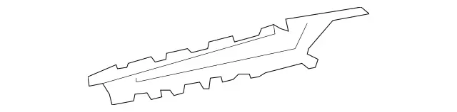 2116261916 - Cowl, Front Panel: Reinforcement for Mercedes-Benz: CLS500, CLS55 AMG, CLS550, CLS63 AMG, E320, E500, E55 AMG Image image
