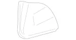 21973701887G50 - Body: Speaker Cover for Mercedes-Benz Image