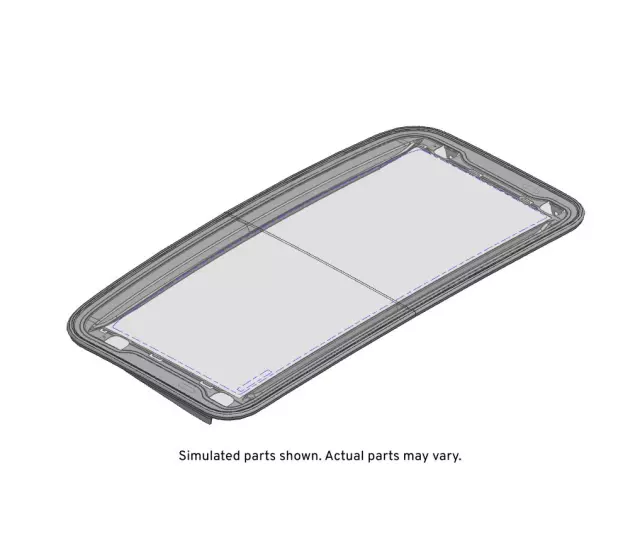 84515806 - : Sunroof Glass for GM Image