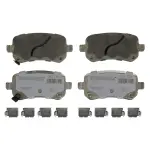 OEX1326 - : OEX Rear Disc Brake Pad Set Premium Ceramic for WAGNER BRAKE Image
