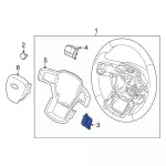 ML3Z9C888FA - Steering: Radio Switch for Ford: F-150, F-150 Lightning, F-250 Super Duty, F-350 Super Duty, F-450 Super Duty, F-550 Super Duty Image