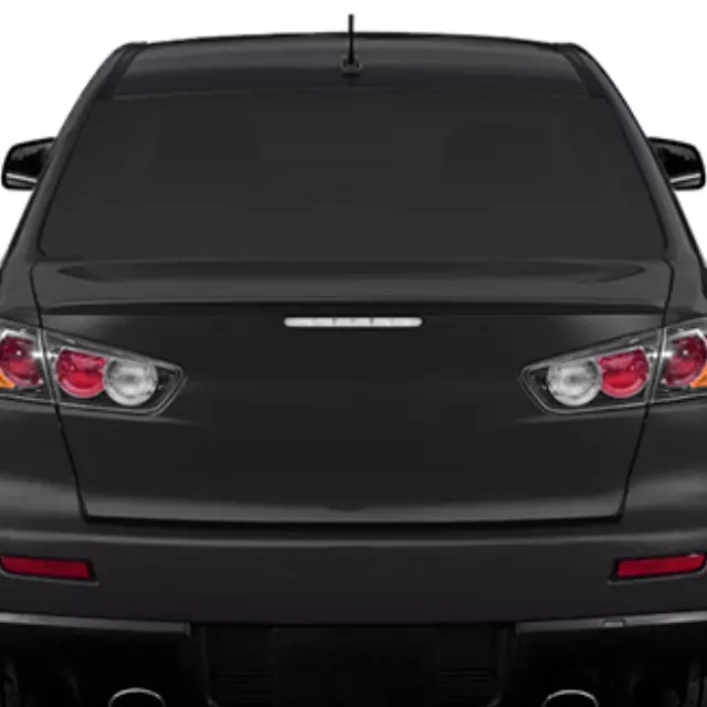 MZ574595EX - : Rear Lip Spoiler - Phantom Black for Mitsubishi: Lancer Image