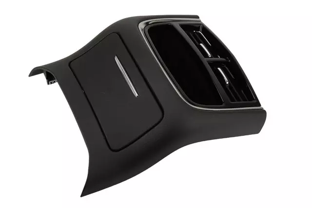 Jet Black Front Floor Console Rear Trim Panel - GM (23507583)