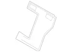 2039241562 - Rear Seat Bench: Lining for Mercedes-Benz: C240, C320 Image
