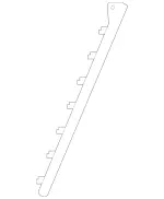 17797302009051 - : Cover, Armrest for Mercedes-Benz Image